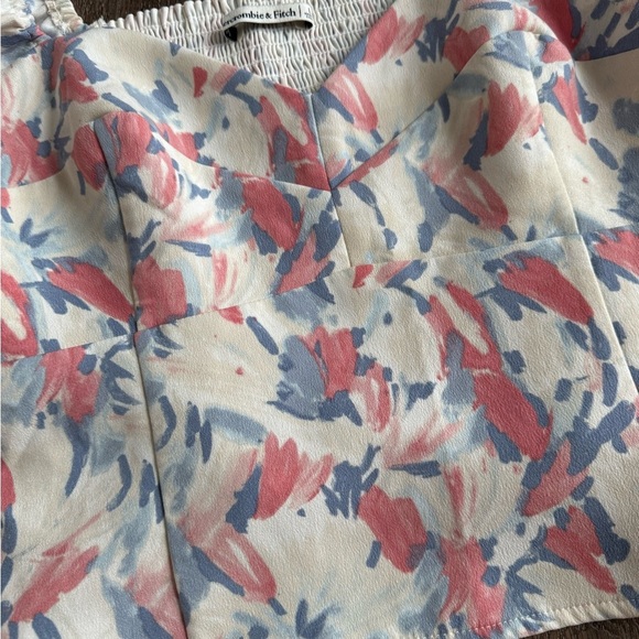 Abercrombie & Fitch Multicolor Puff Sleeve Blouse - Picture 2 of 7
